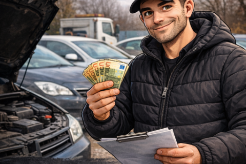 Automobiliu supirkimas su defektais